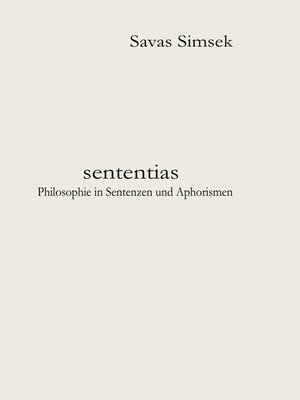 cover image of Sententias